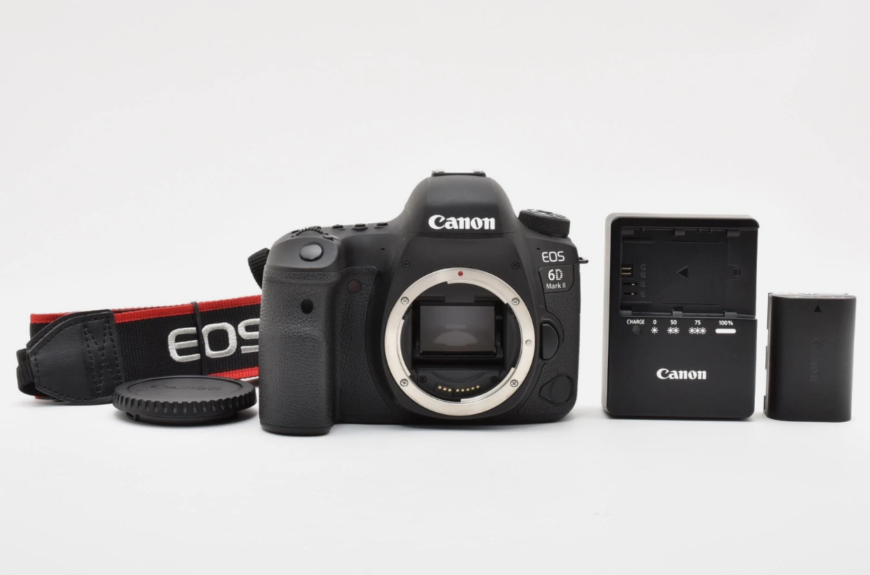 Canon EOS 6D Mark II Digital SLR Camera Shutter Count:14,829 – Tee